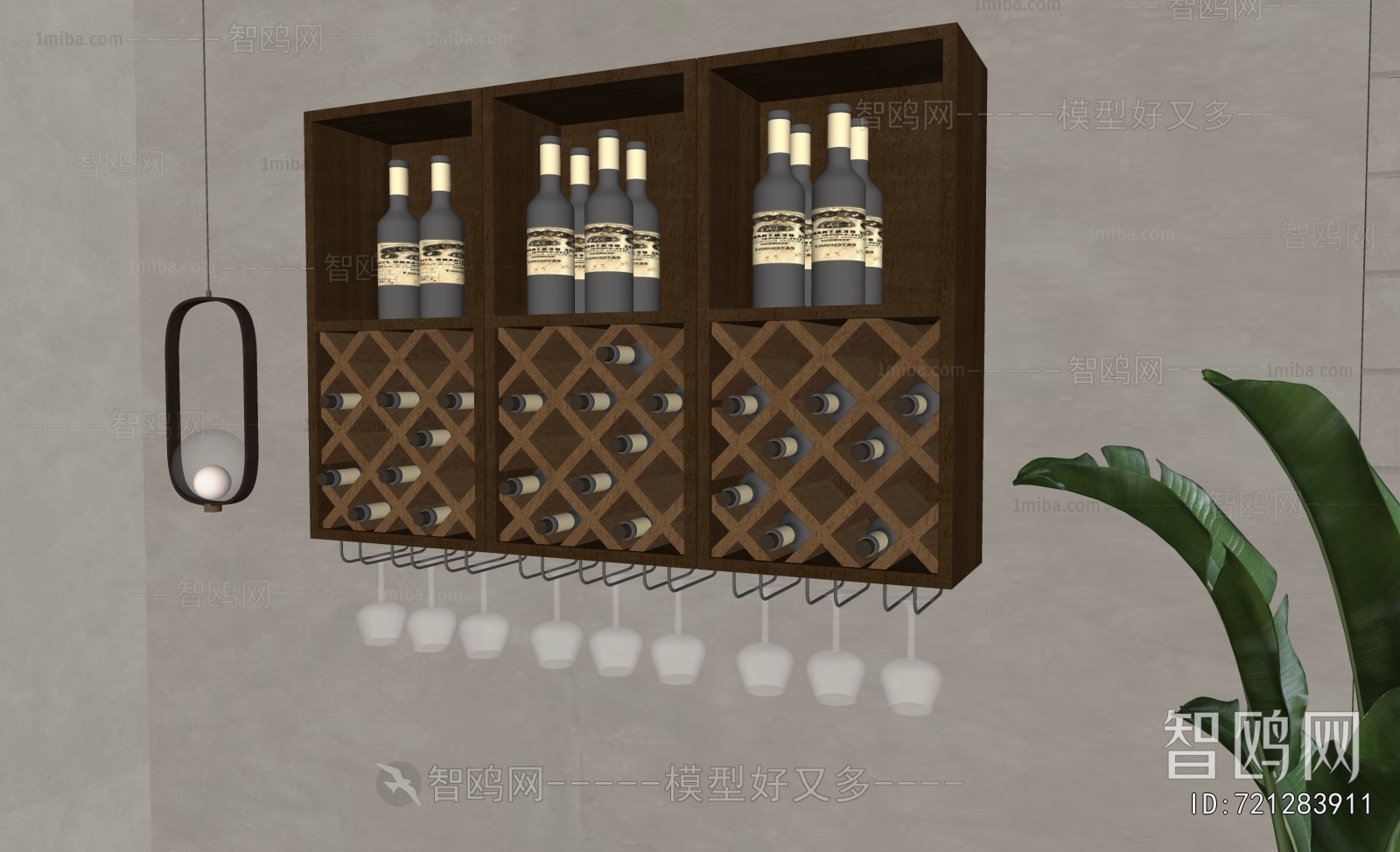 American Style Wine Cabinet