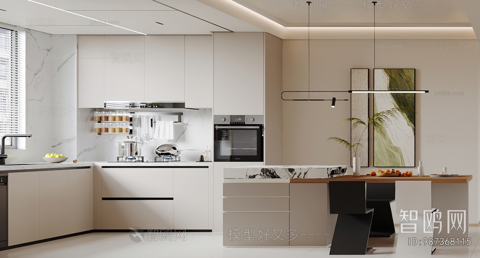 Modern Open Kitchen