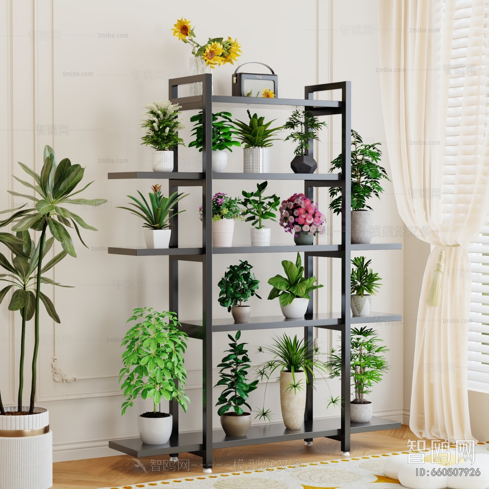 Modern Flower Shelf