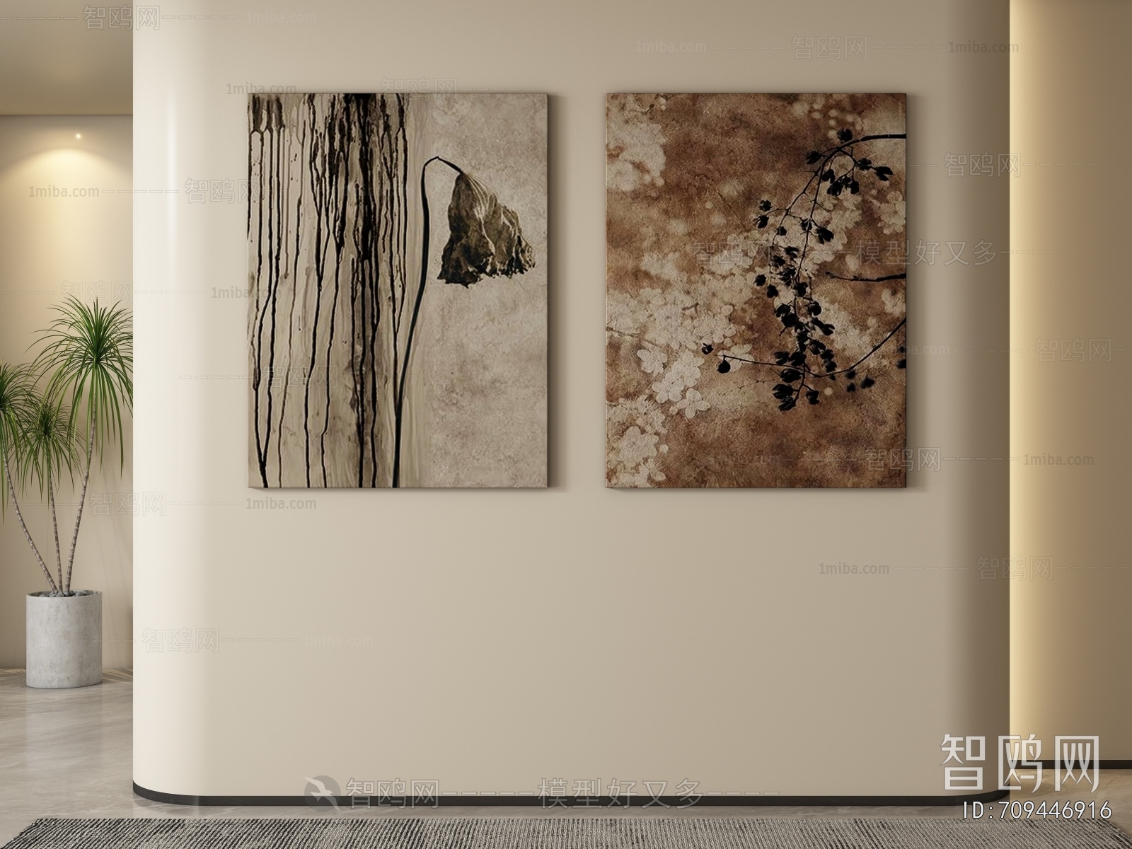 Wabi-sabi Style Painting