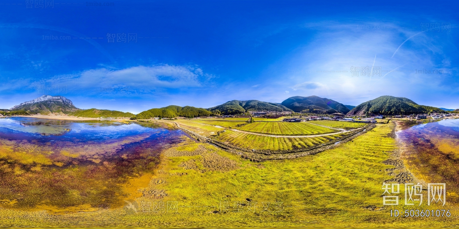 HDR乡村古镇旅游风景