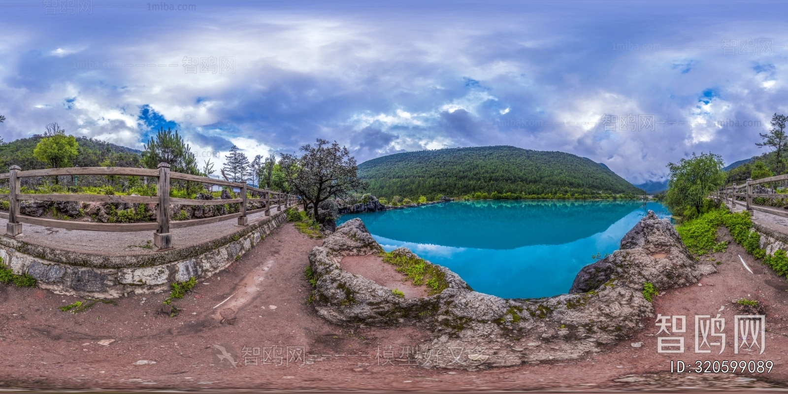 HDR乡村古镇旅游风景