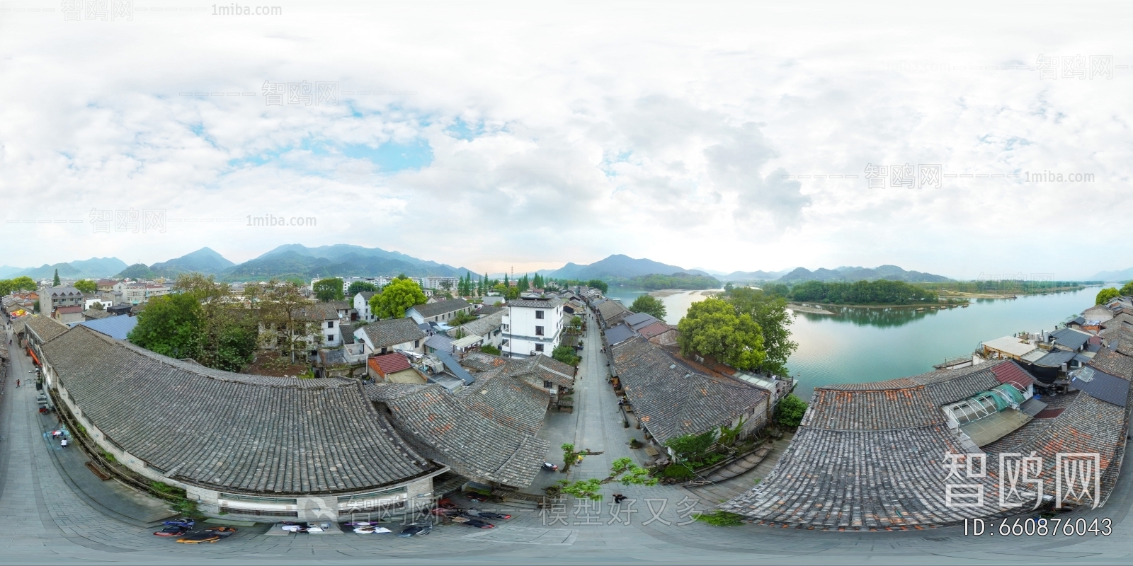 HDR乡村古镇旅游风景