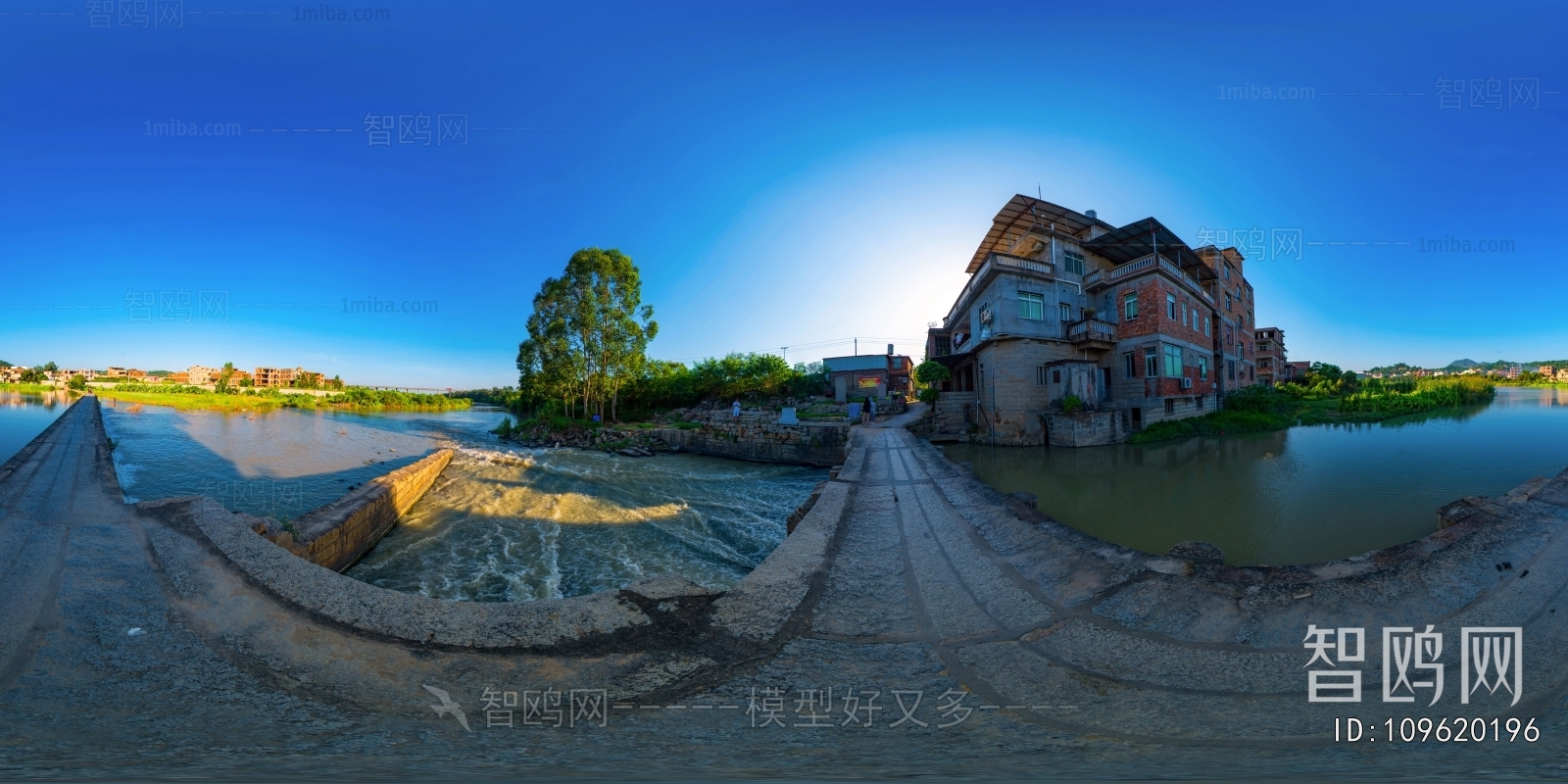 HDR乡村古镇旅游风景