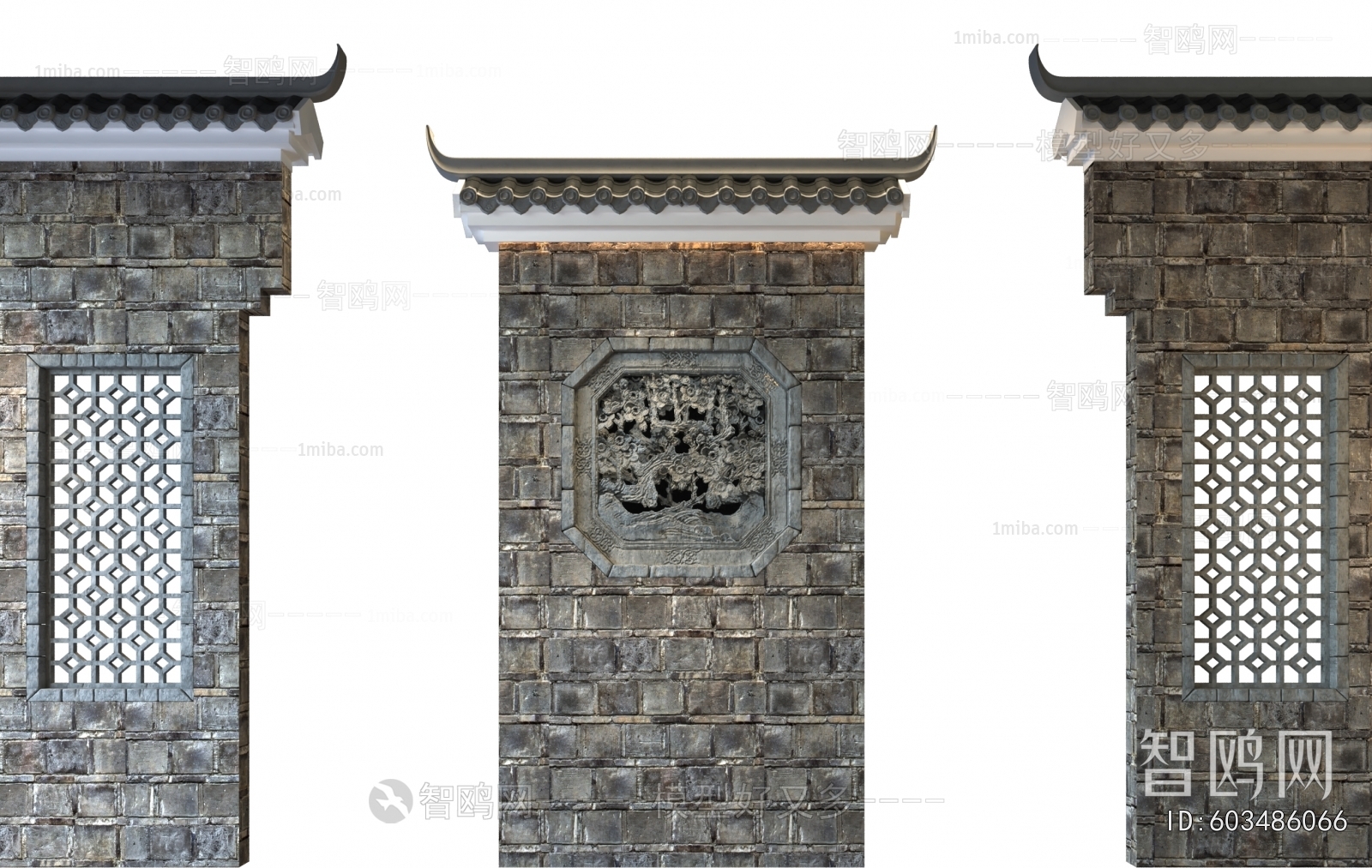 Chinese Style Building Component