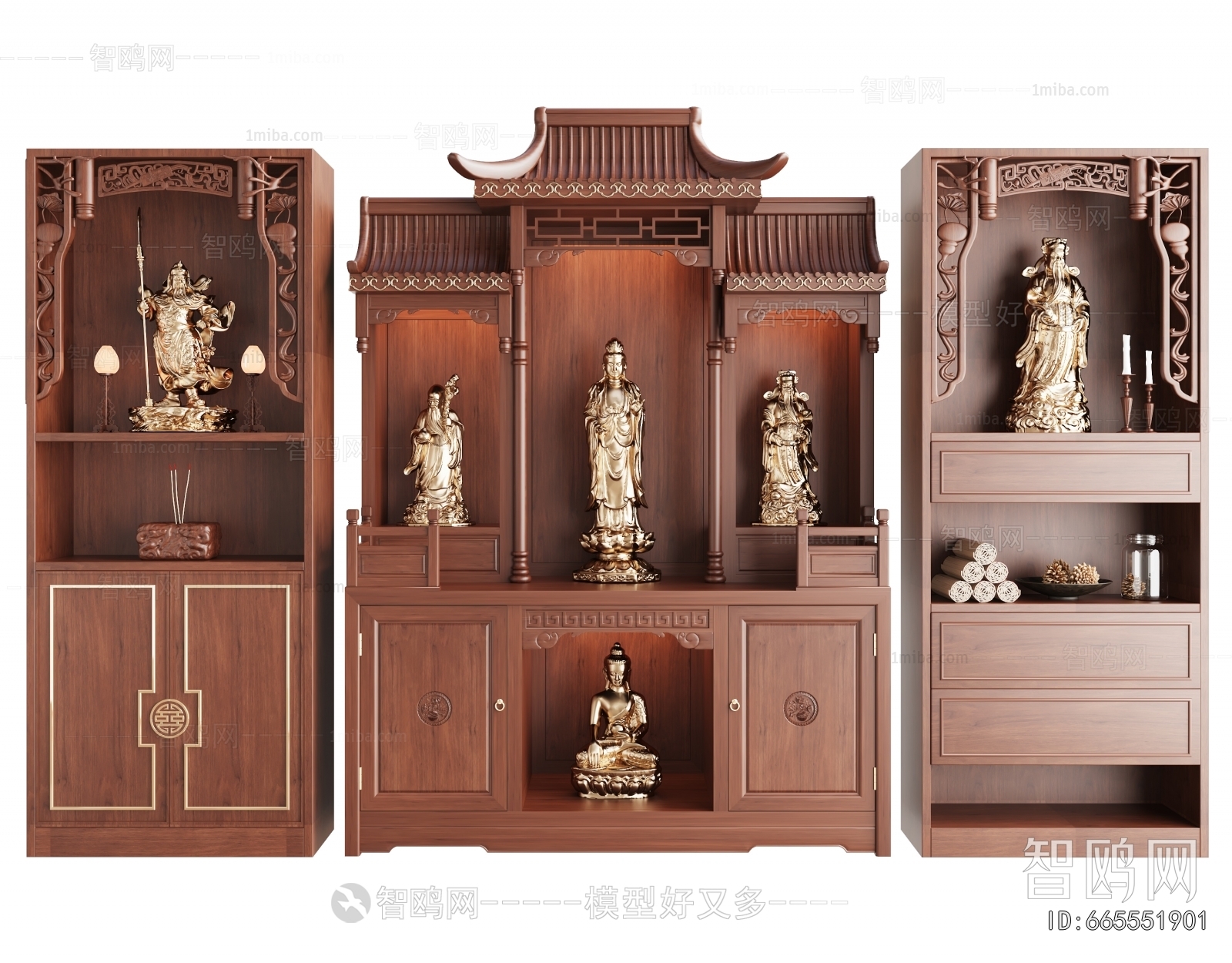 New Chinese Style Buddhist Niche