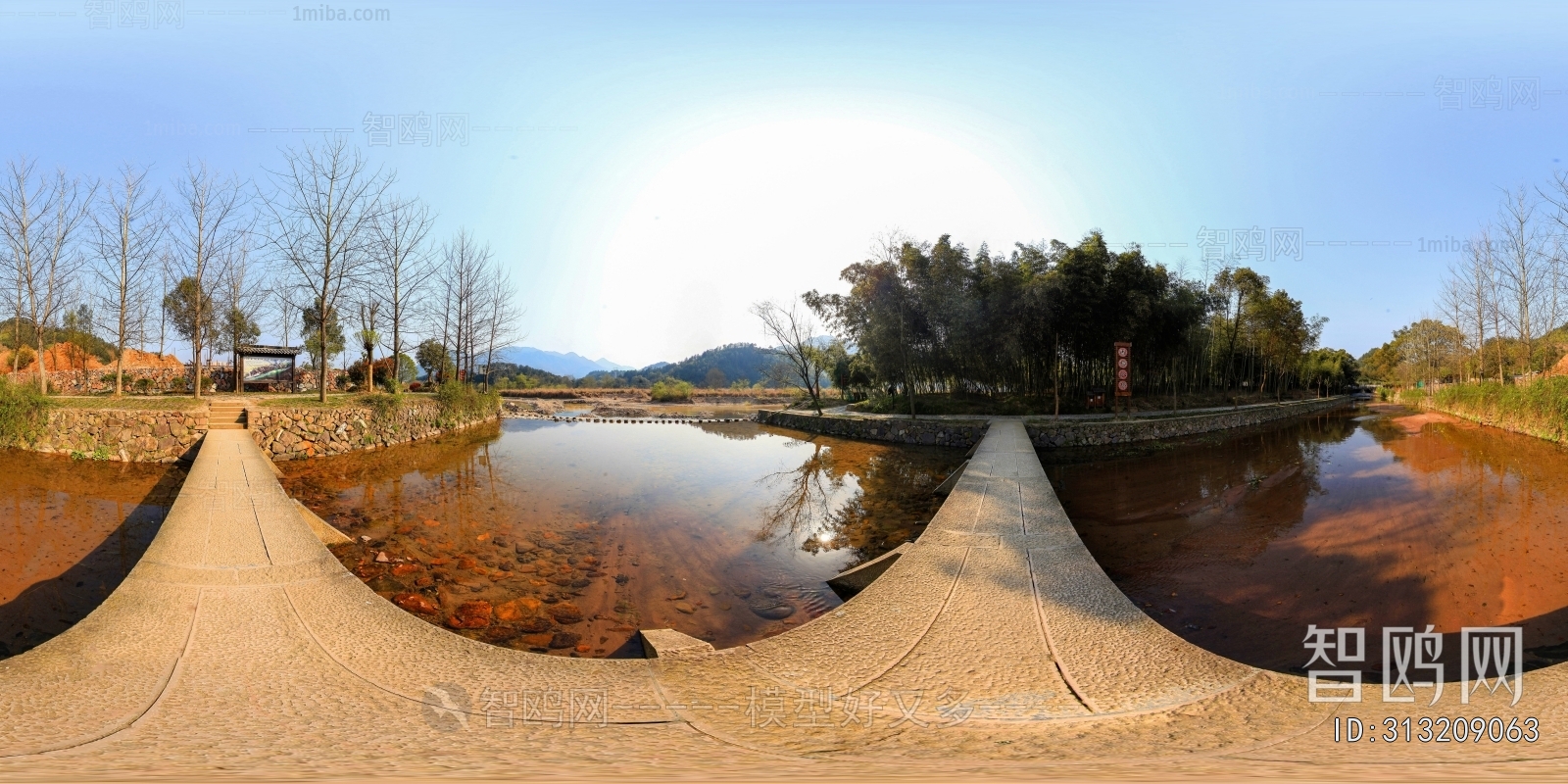 HDR乡村古镇旅游风景