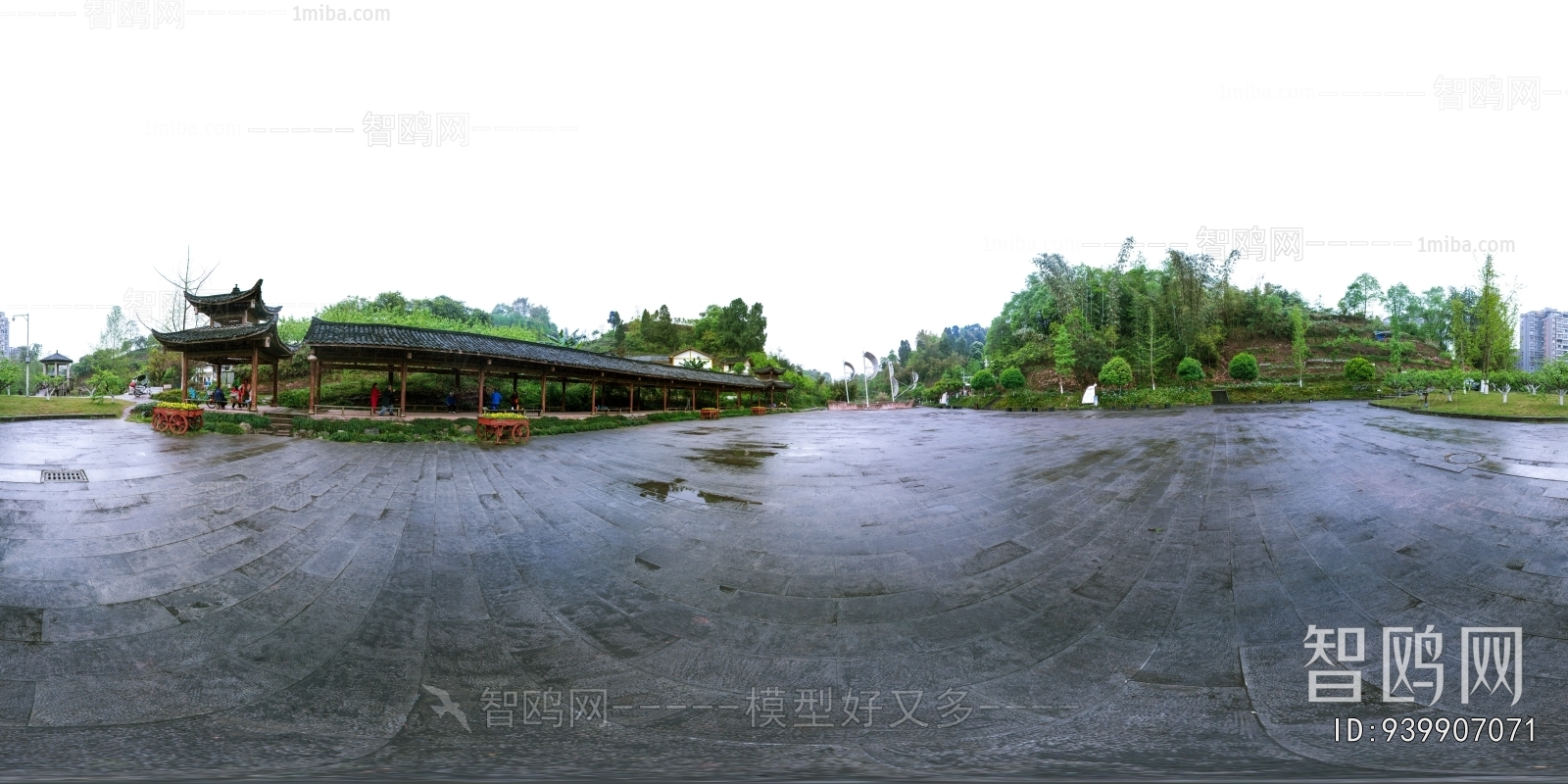 HDR乡村古镇旅游风景