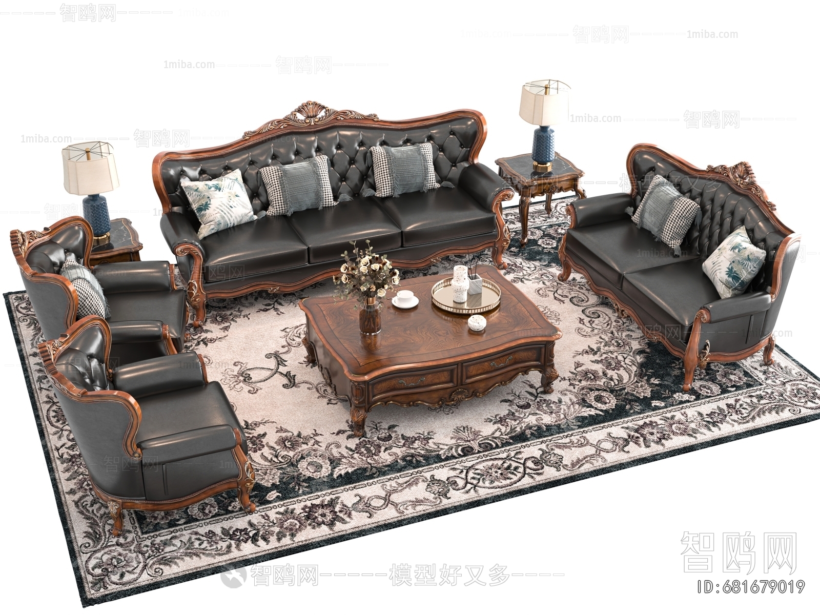 American Style Sofa Combination