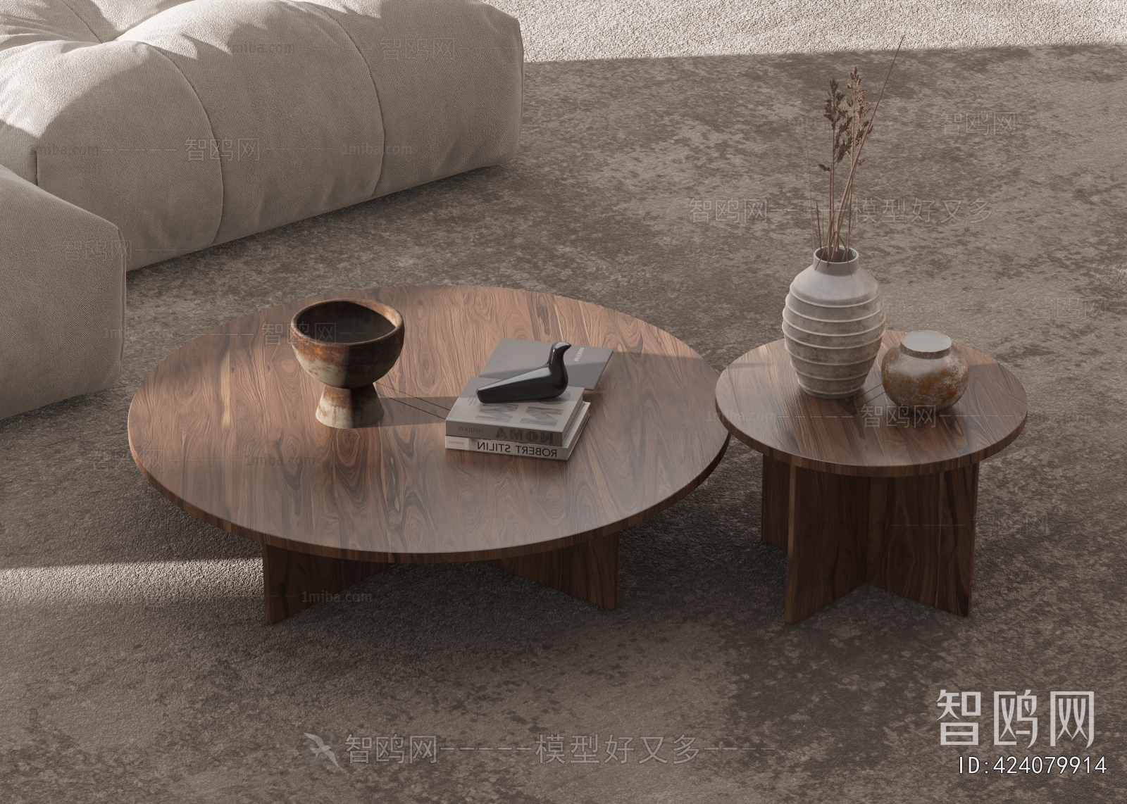 Wabi-sabi Style Coffee Table