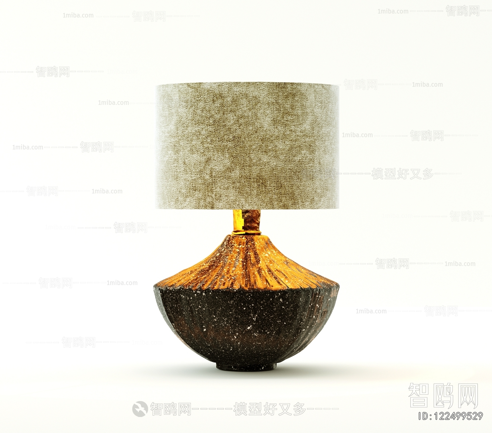 Wabi-sabi Style Table Lamp