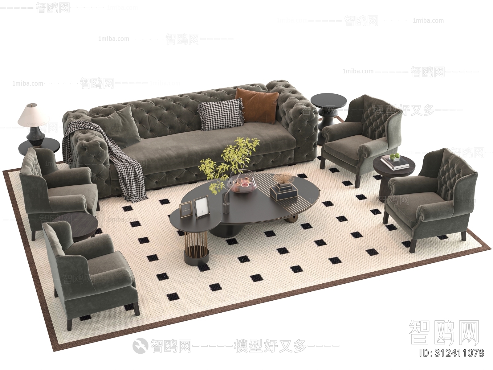 American Style Sofa Combination