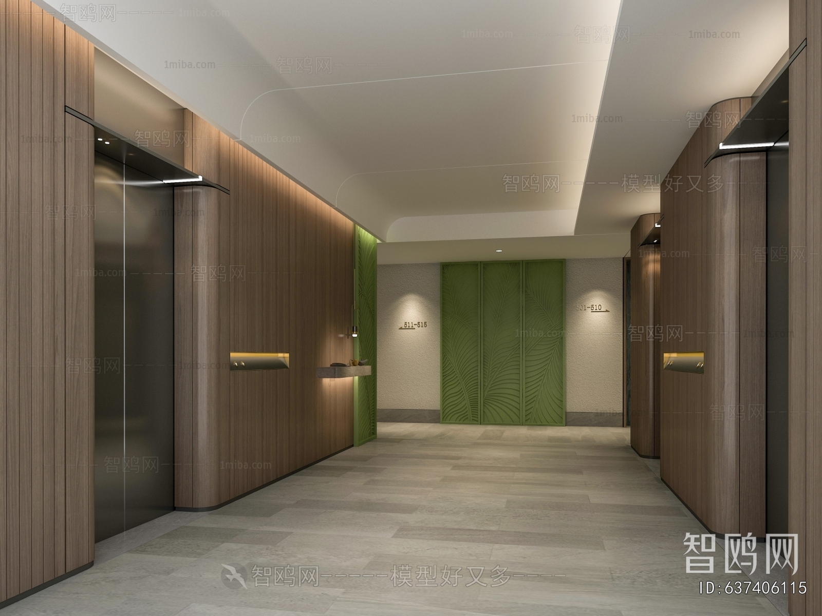 Modern Elevator Hall