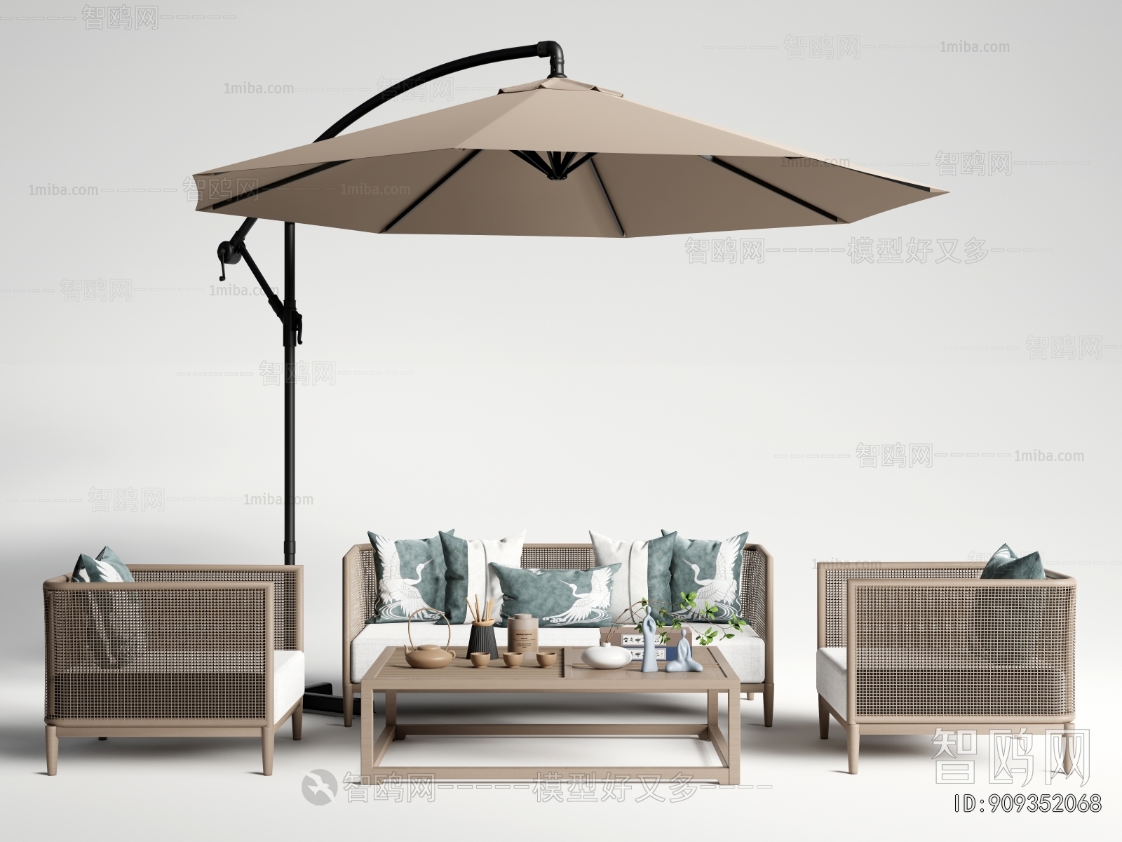 New Chinese Style Outdoor Sofa