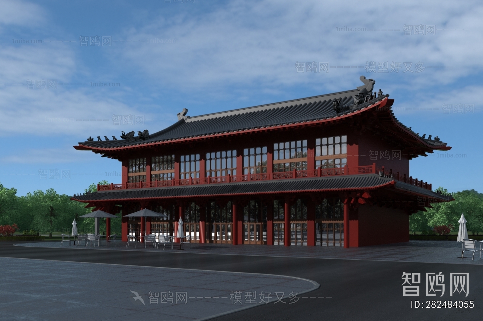 Chinese Style Ancient Architectural Buildings