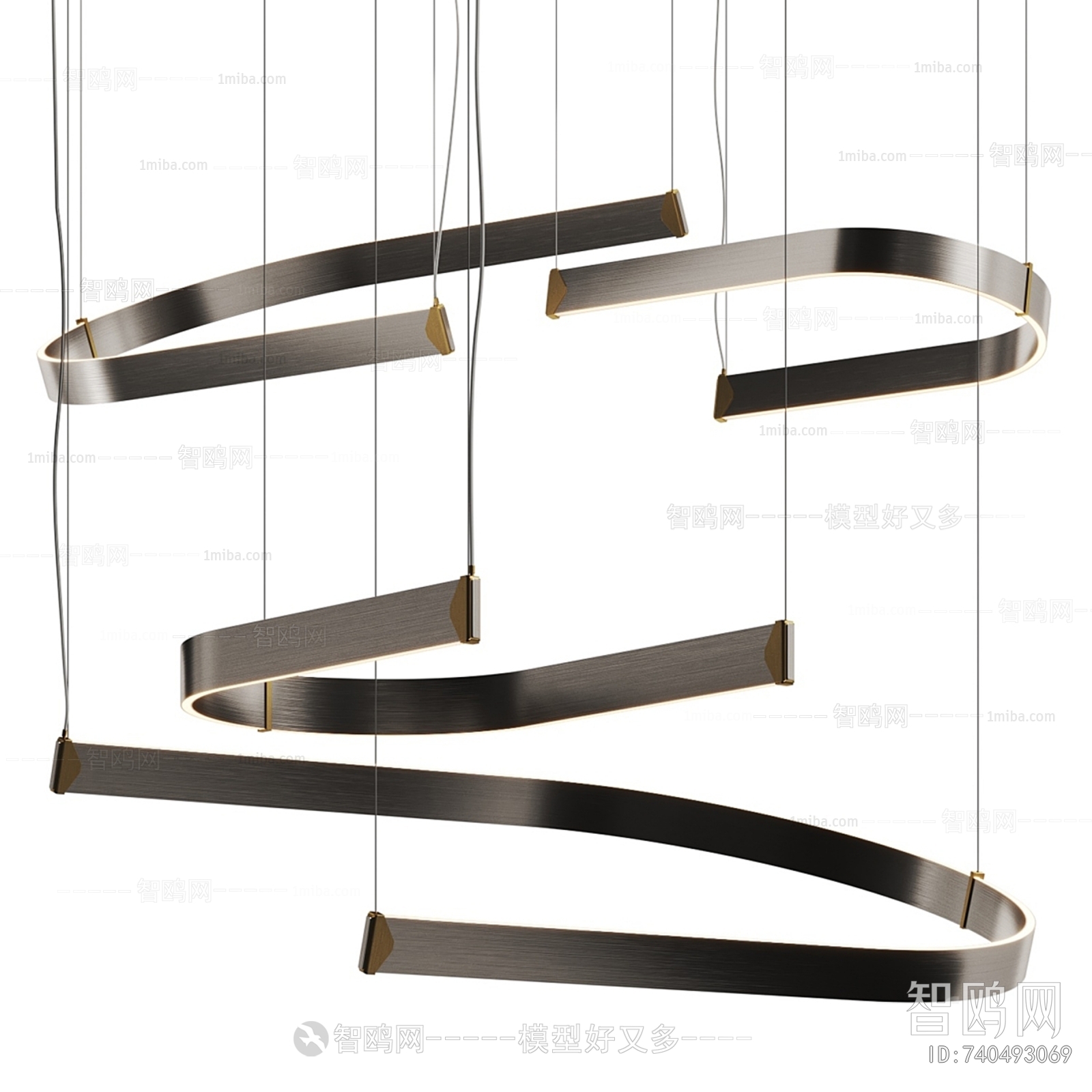 Cattelan Italia 现代U形吊灯