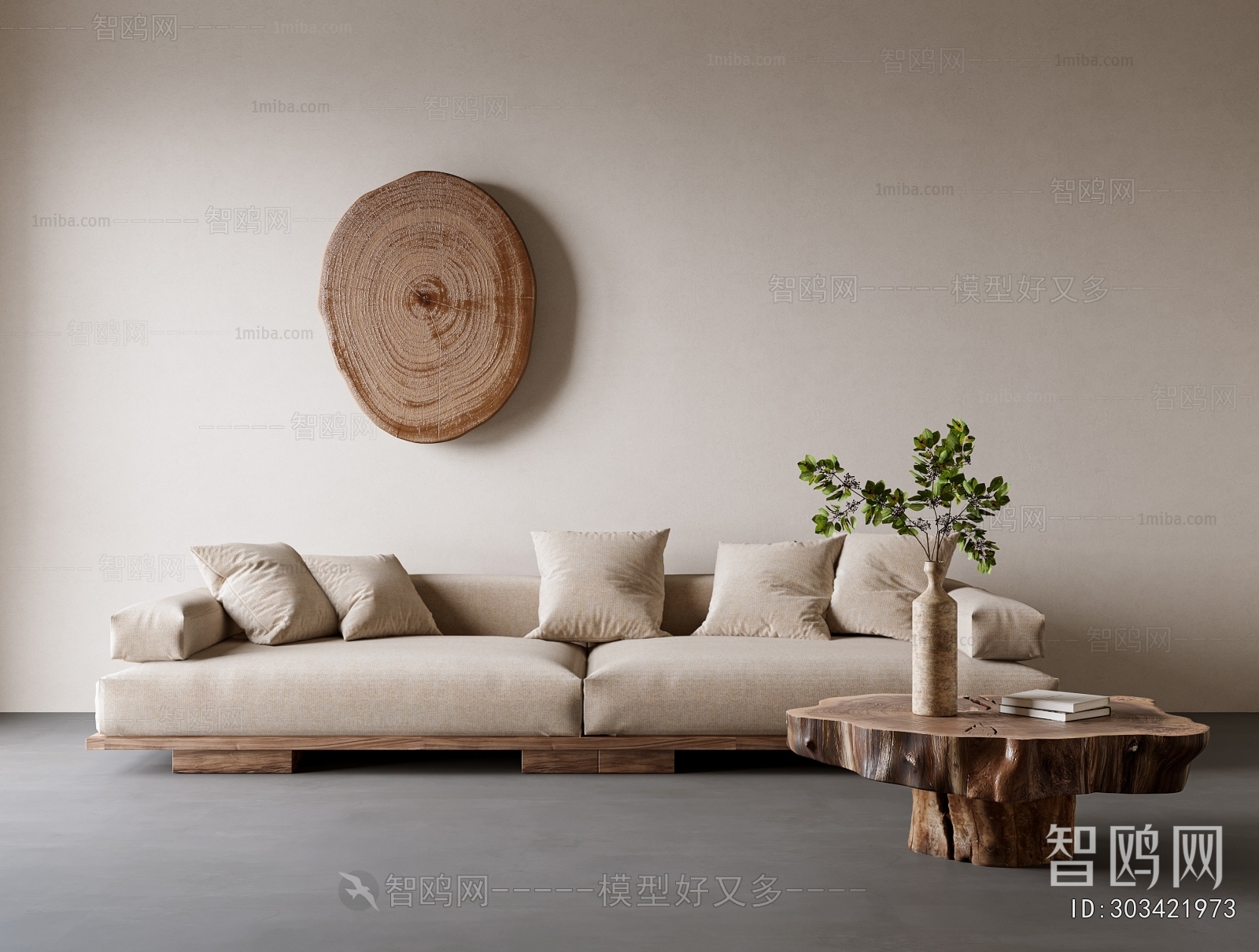 Wabi-sabi Style A Sofa For Two