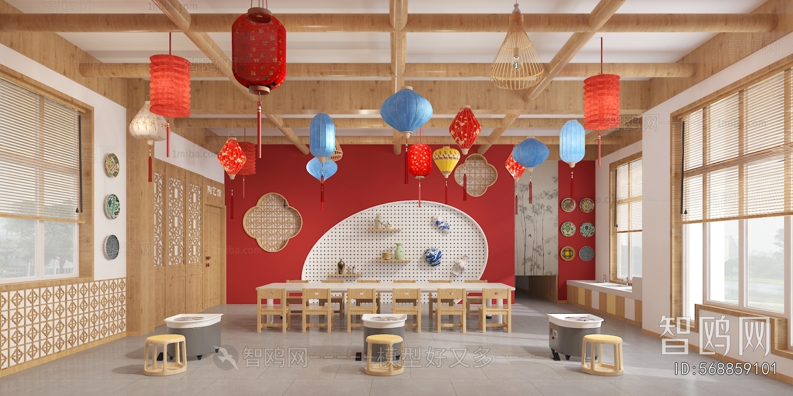 Chinese Style Kindergarten Classrooms