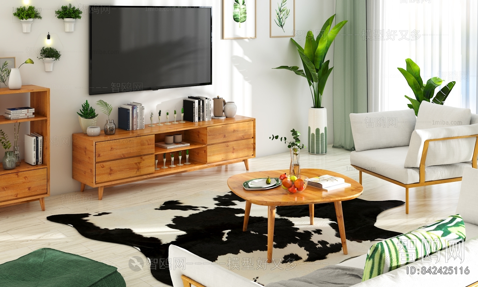 Nordic Style TV Cabinet