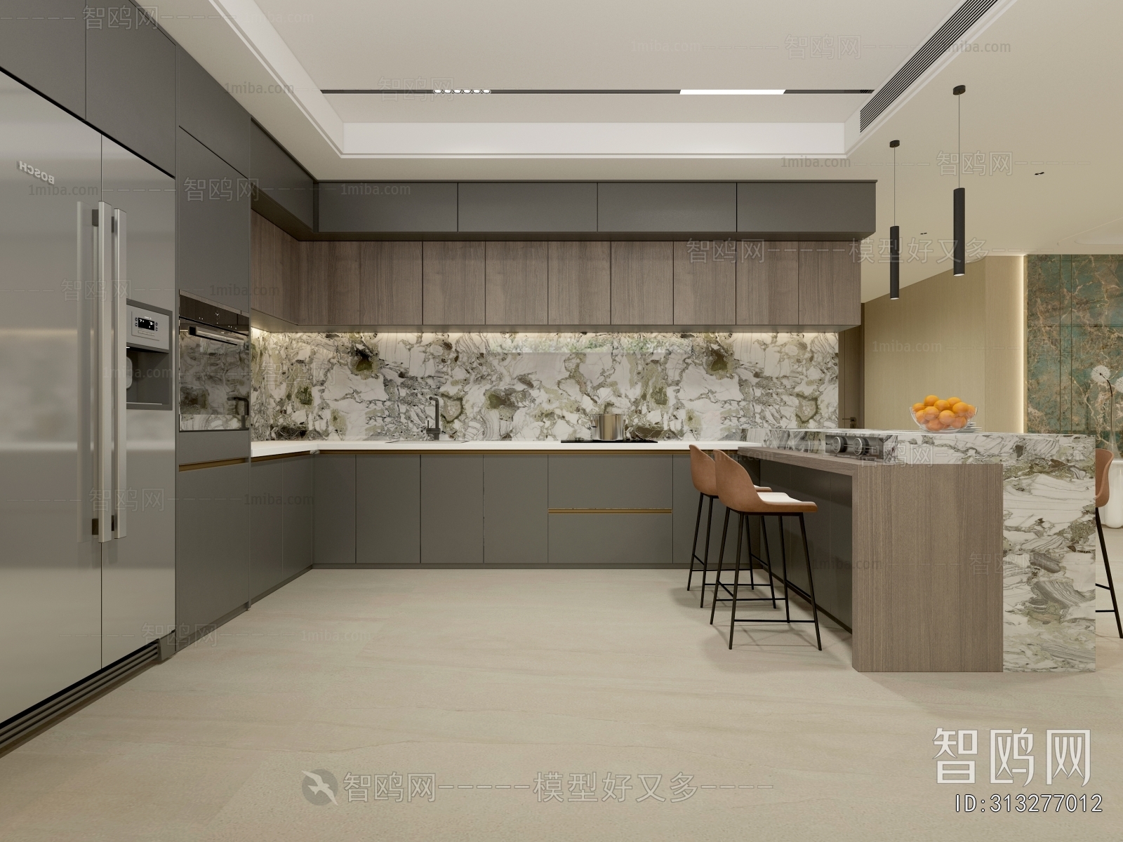 Modern Open Kitchen