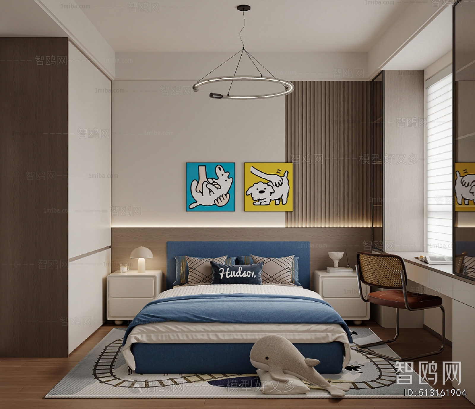 Modern Boy's Room And Son's Room