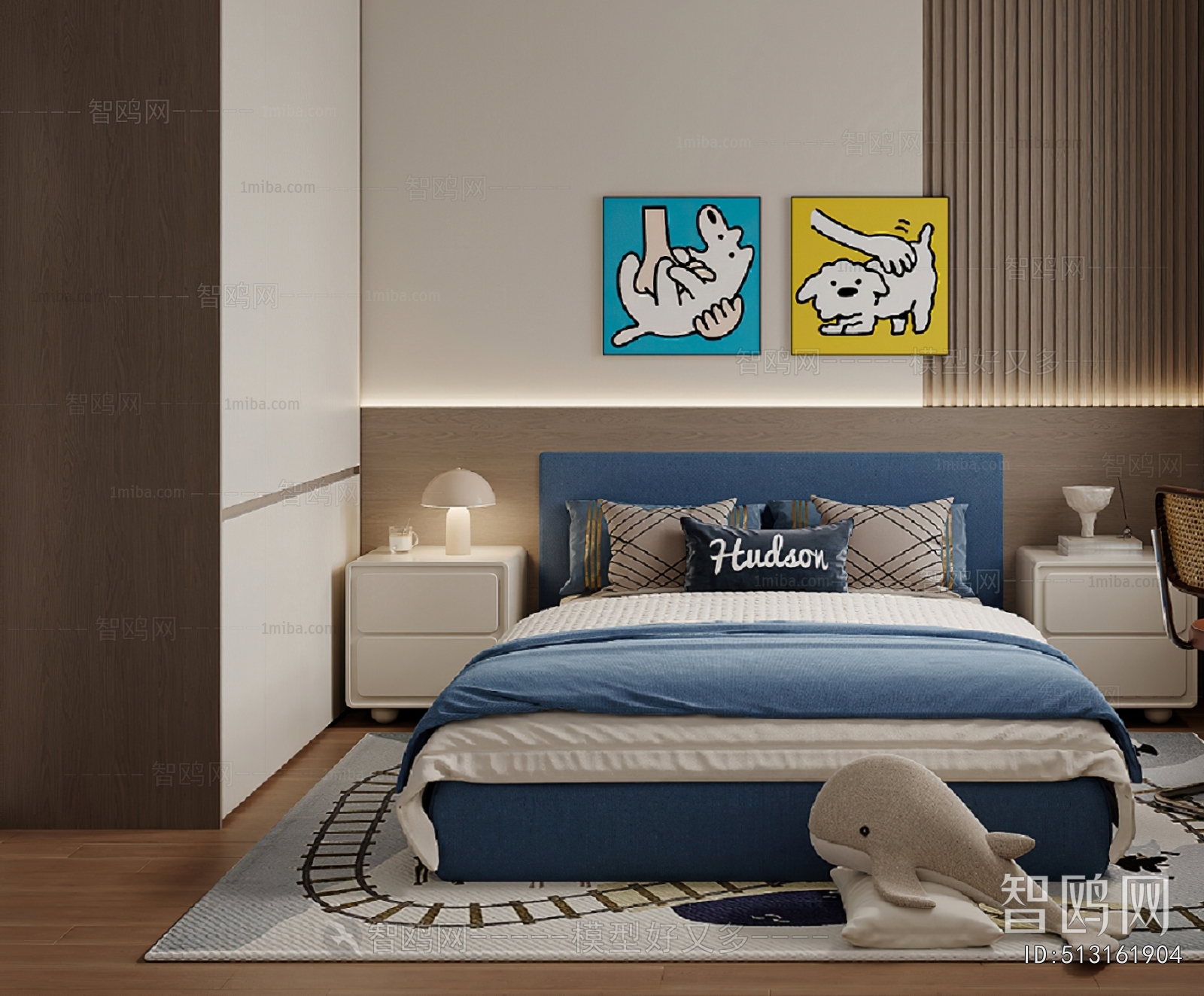 Modern Boy's Room And Son's Room