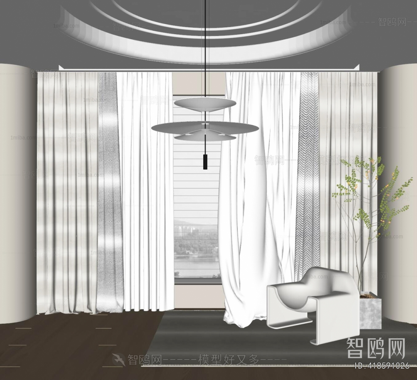 Modern The Curtain