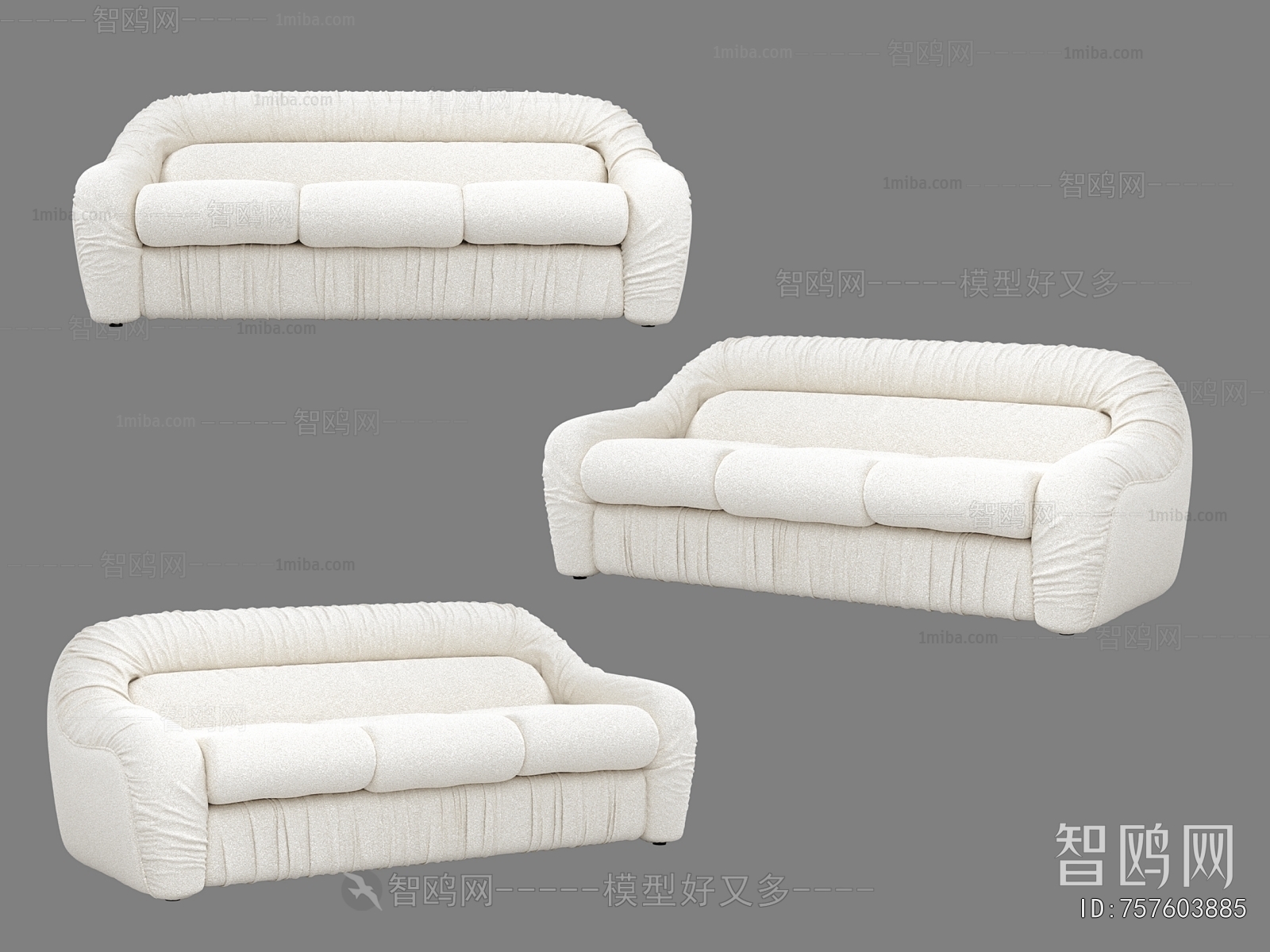 Modern Three-seat Sofa