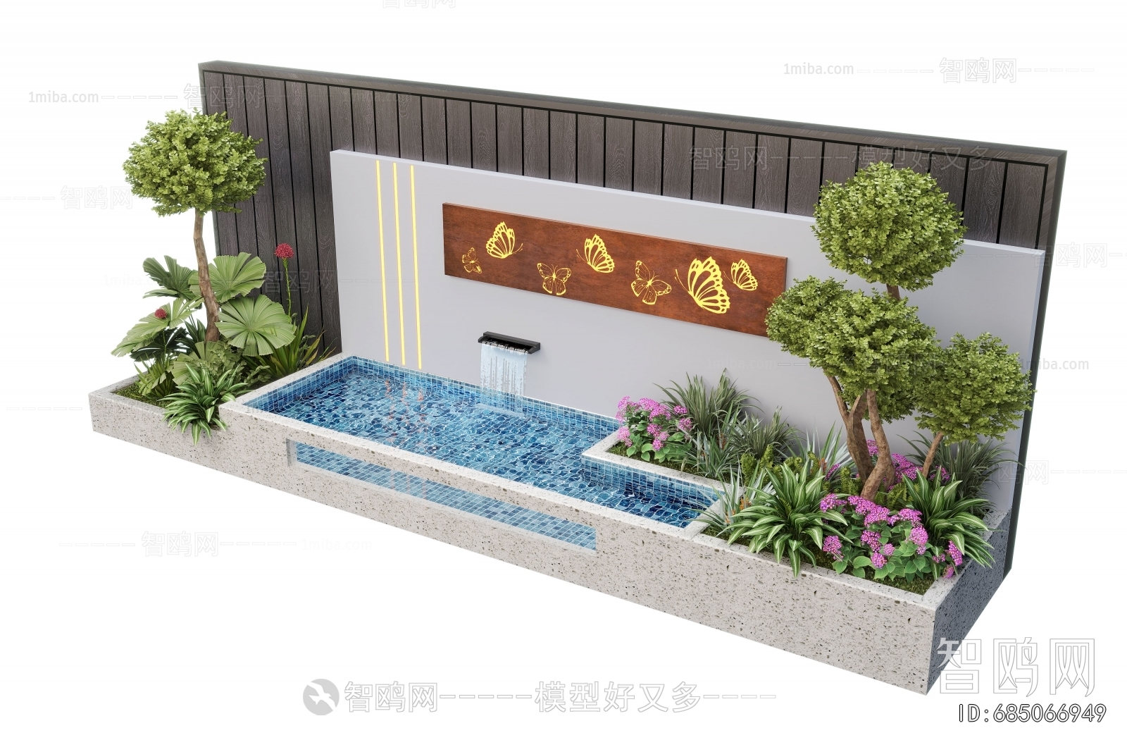 Modern Landscape Wall