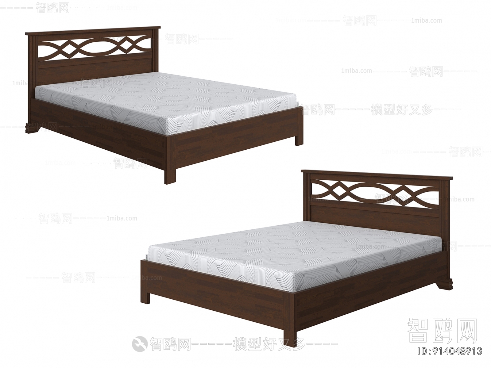 Nordic Style Double Bed