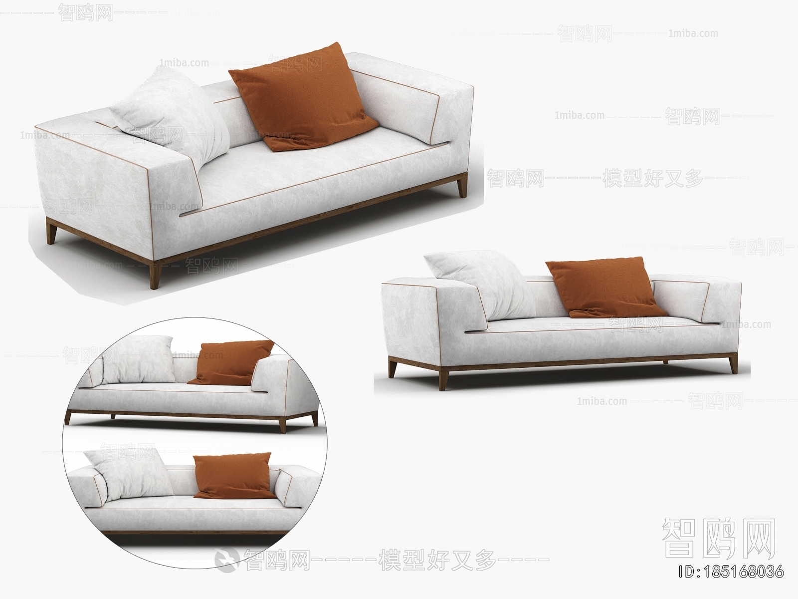 Modern Multi Person Sofa