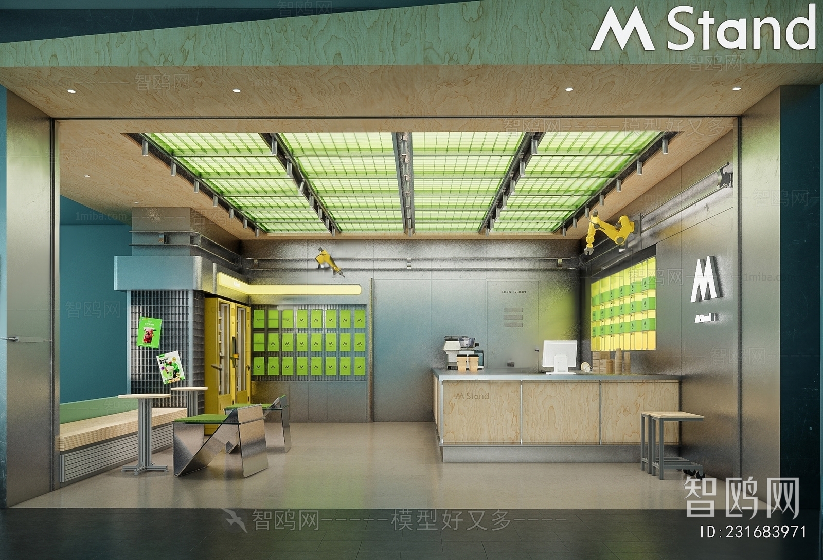 Modern Milk Tea Shop