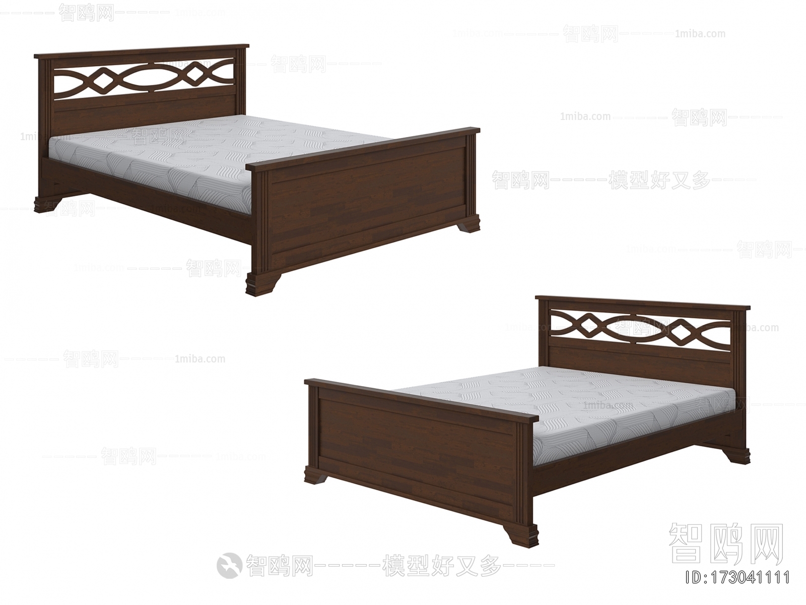 Nordic Style Double Bed