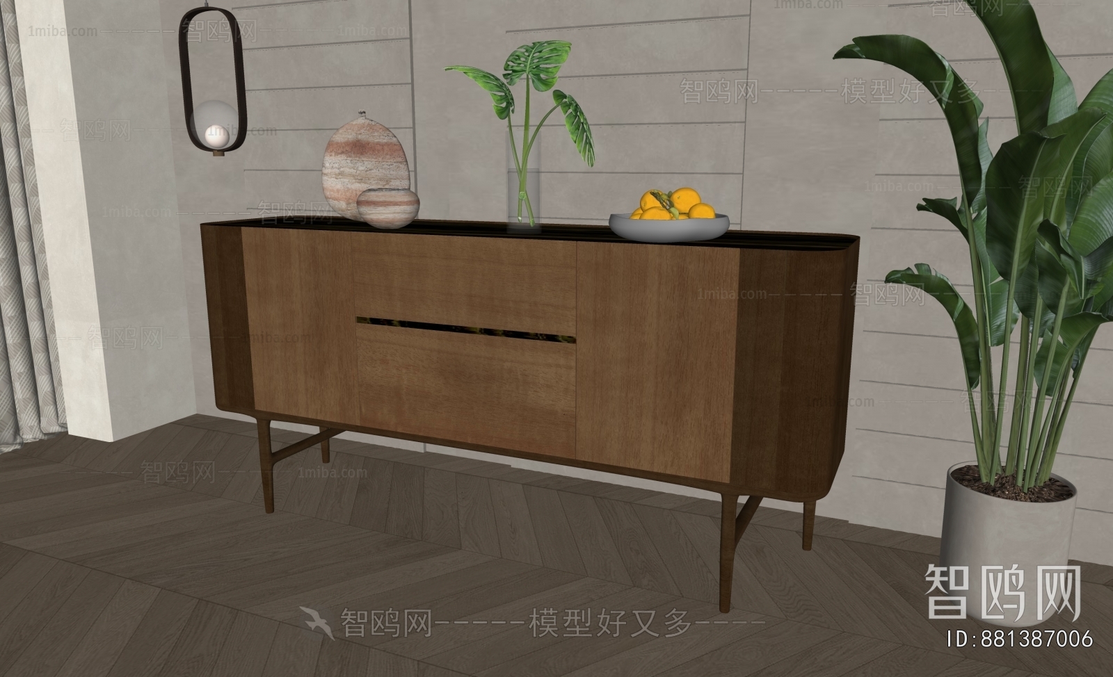 New Chinese Style TV Cabinet