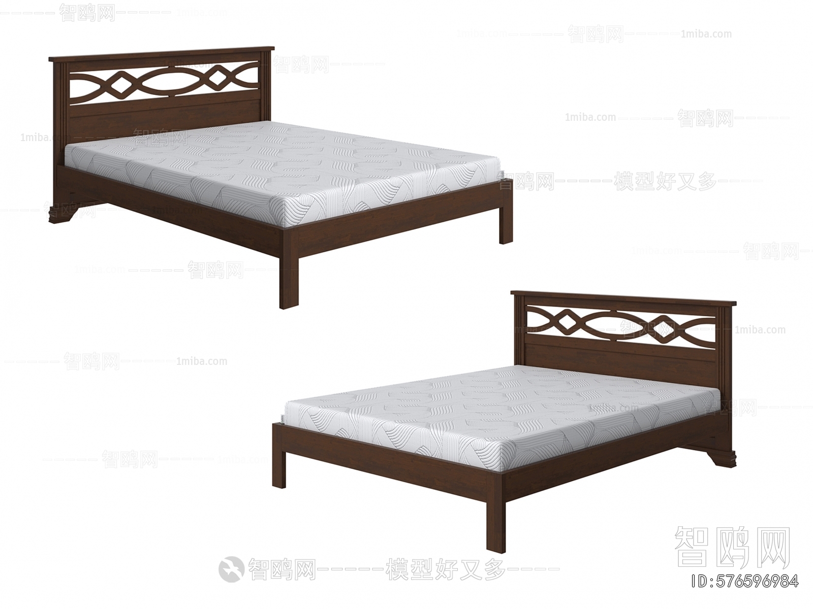 Nordic Style Double Bed