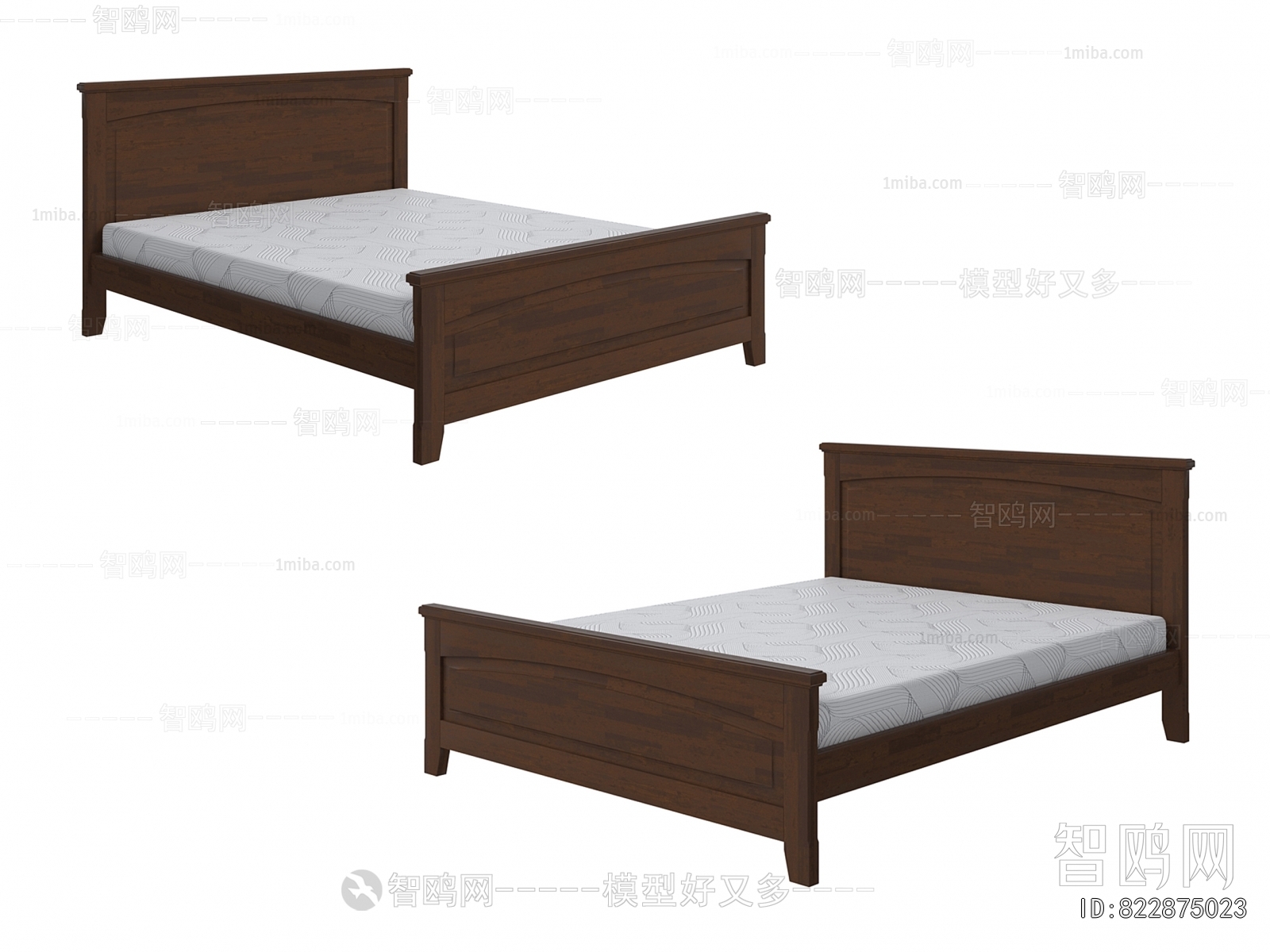 Nordic Style Double Bed