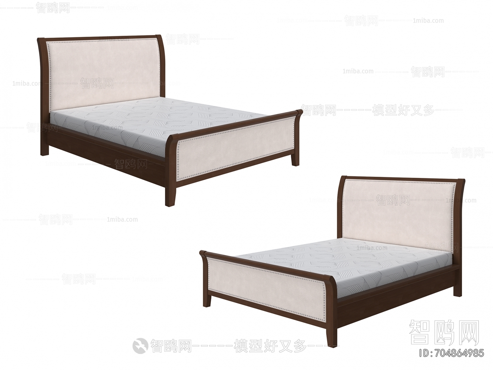 Nordic Style Double Bed