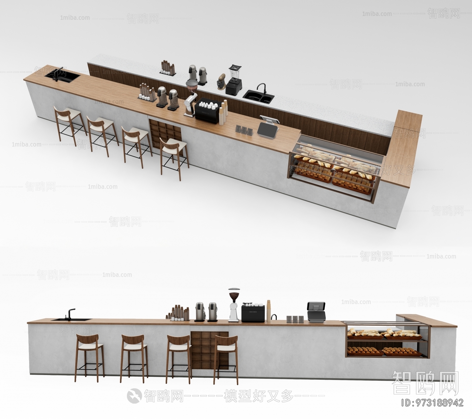 Modern Counter Bar