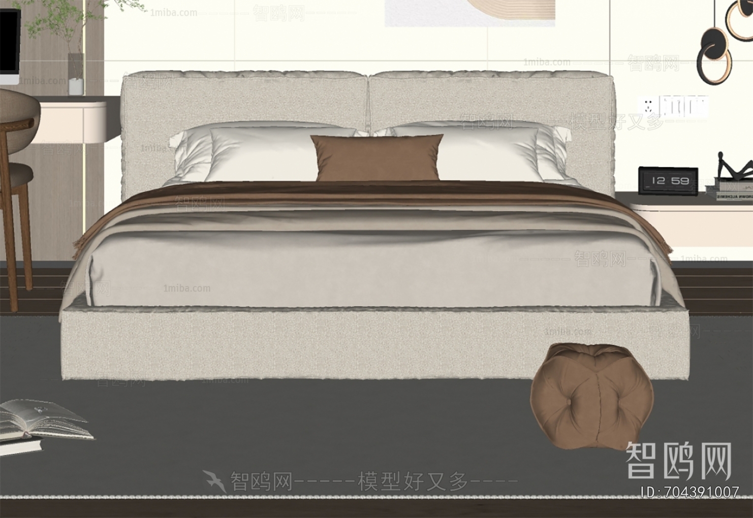 Modern Double Bed