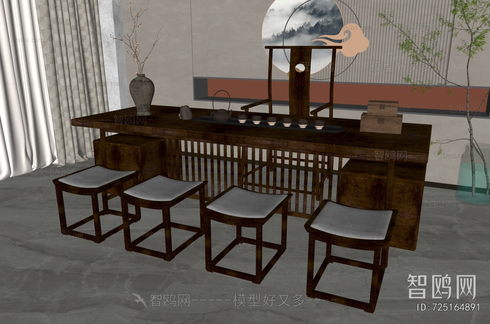 New Chinese Style Tea Tables And Chairs