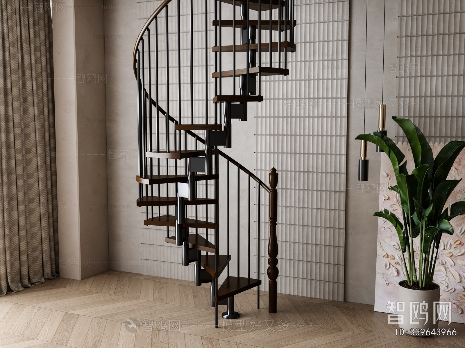 Modern Rotating Staircase