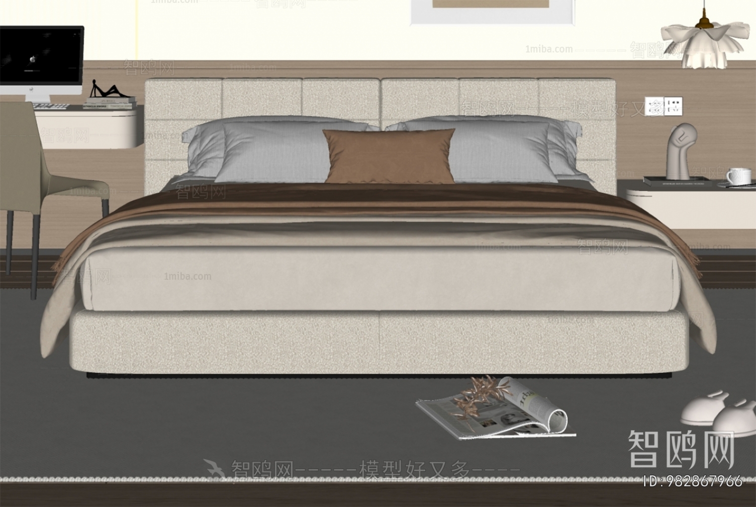 Modern Double Bed