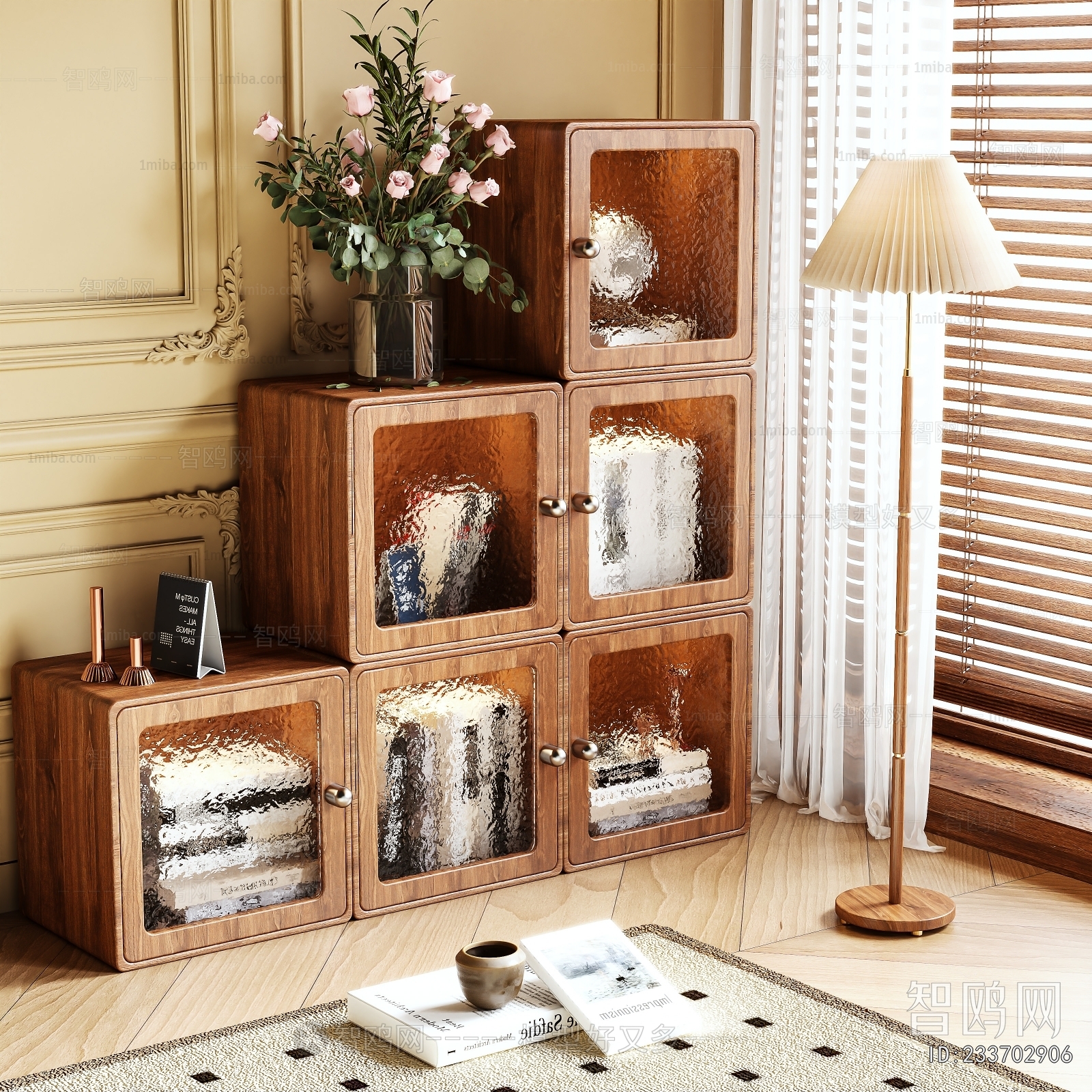 Retro Style Decorative Cabinet