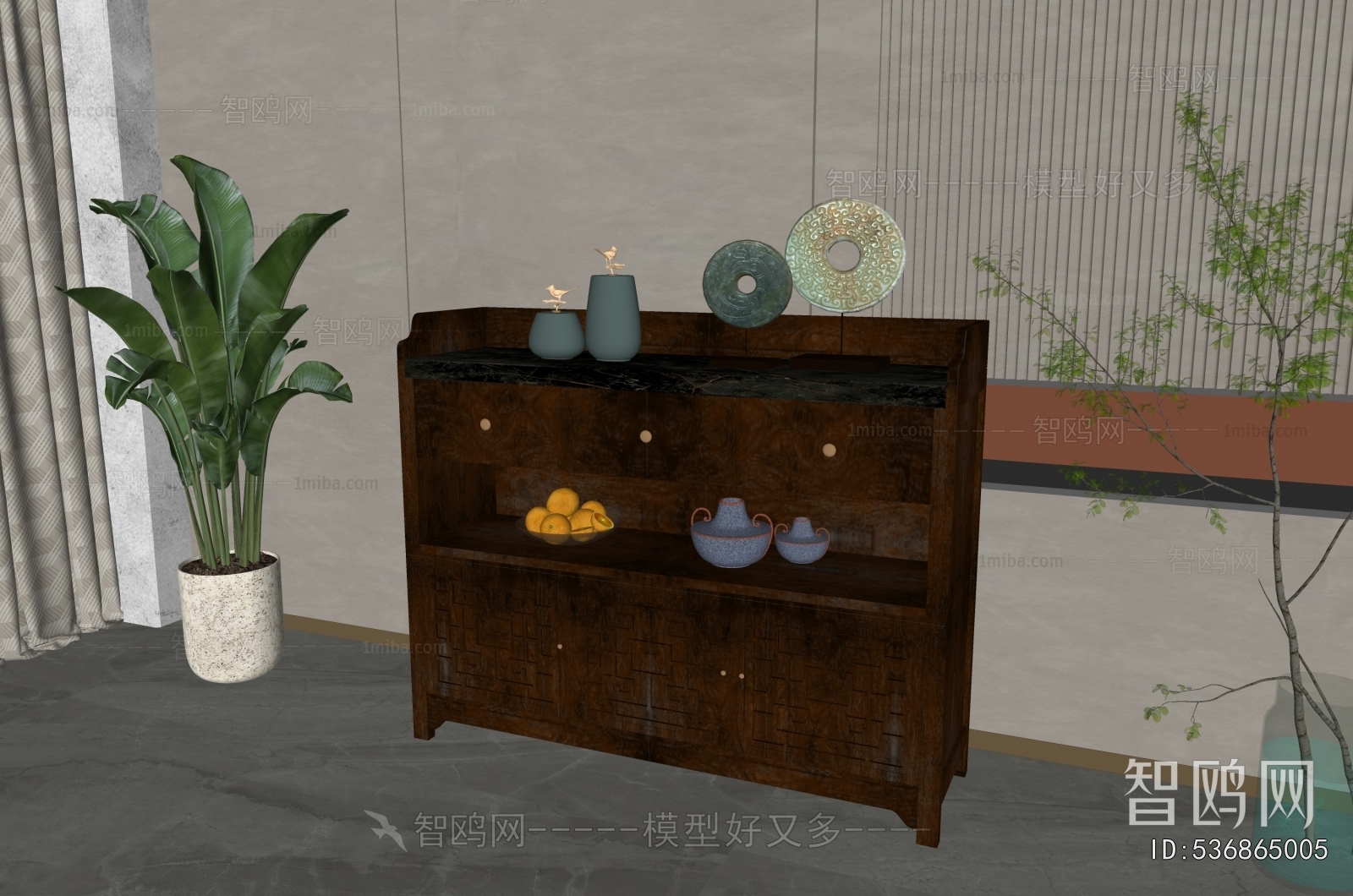 New Chinese Style Sideboard