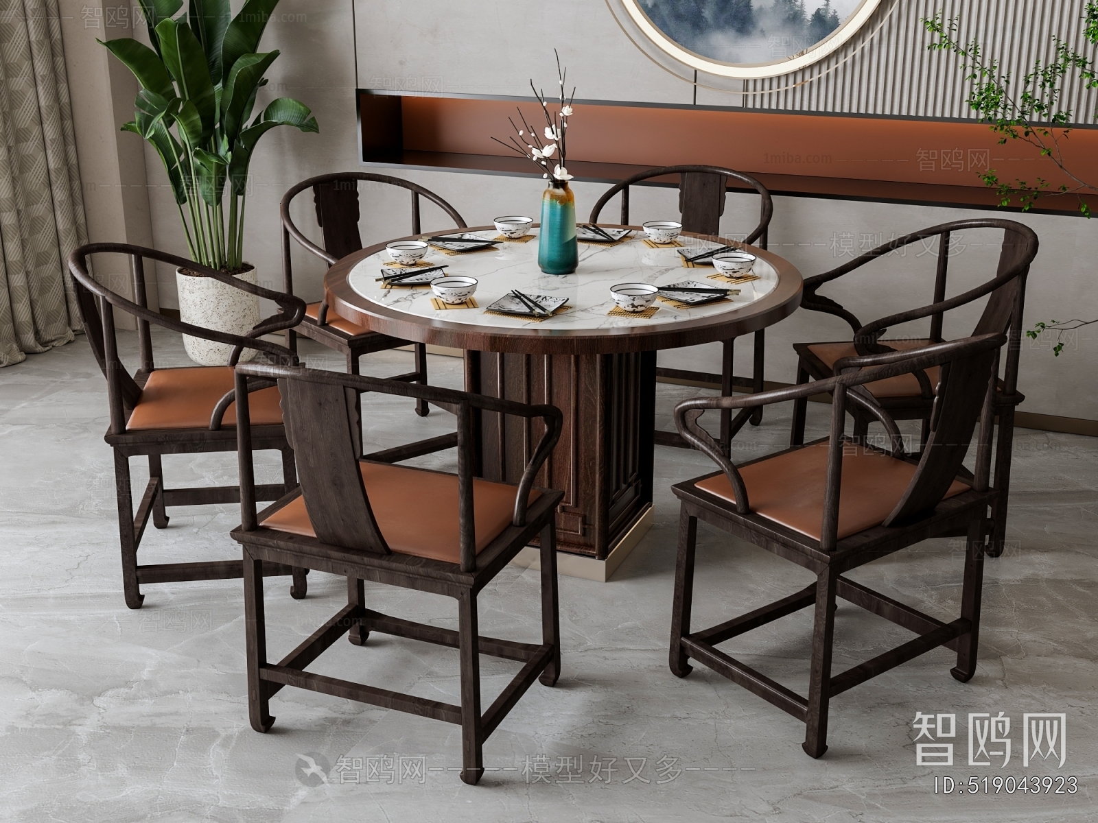 New Chinese Style Dining Table And Chairs