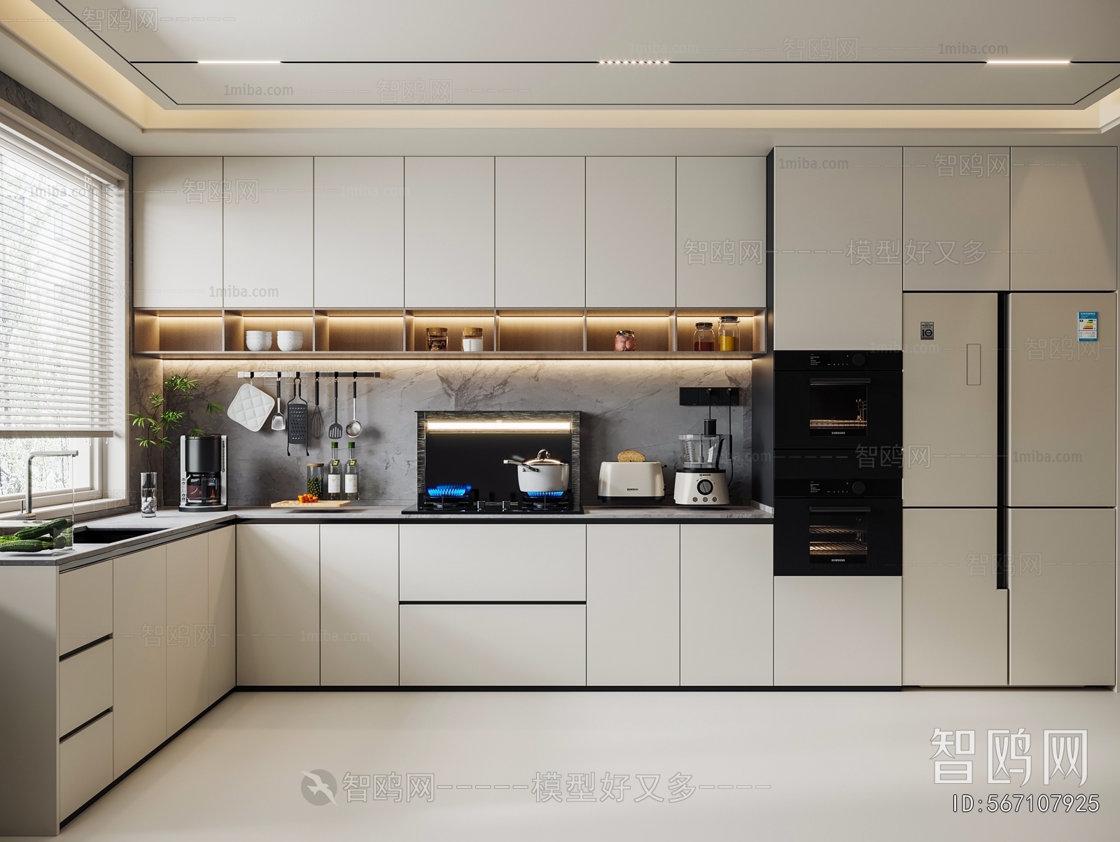 Modern The Kitchen