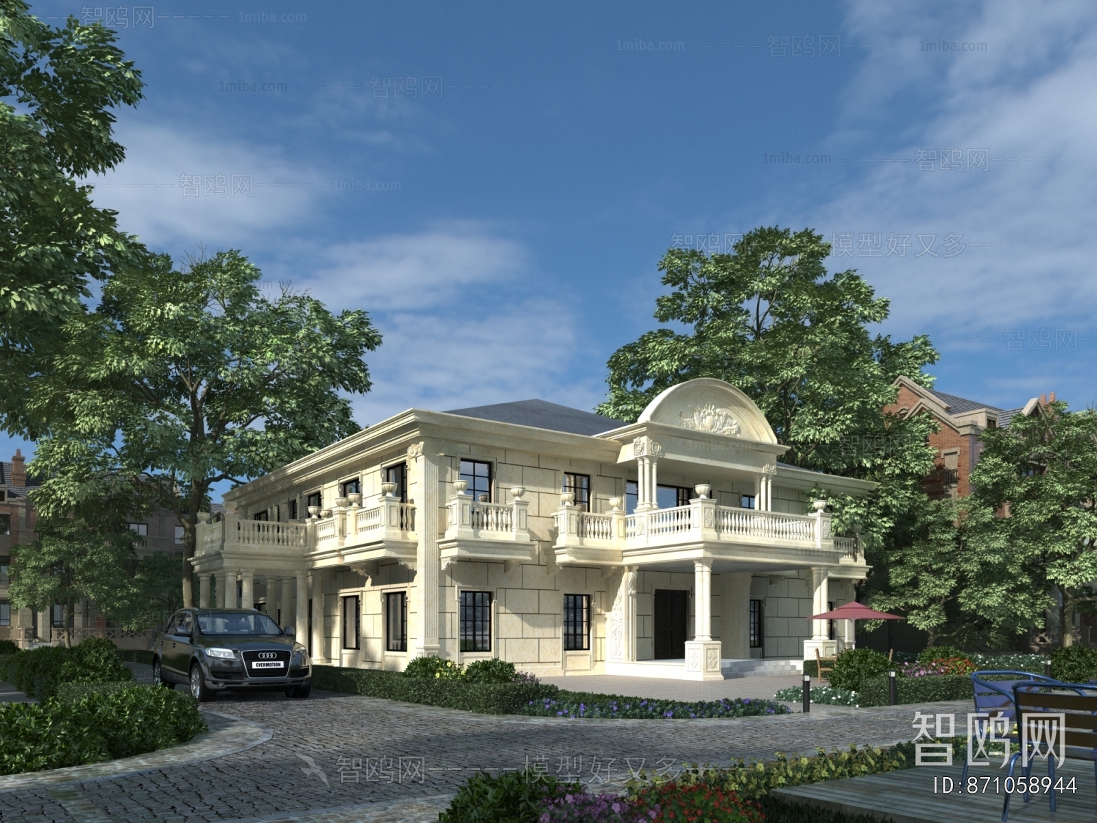 Simple European Style Detached Villa