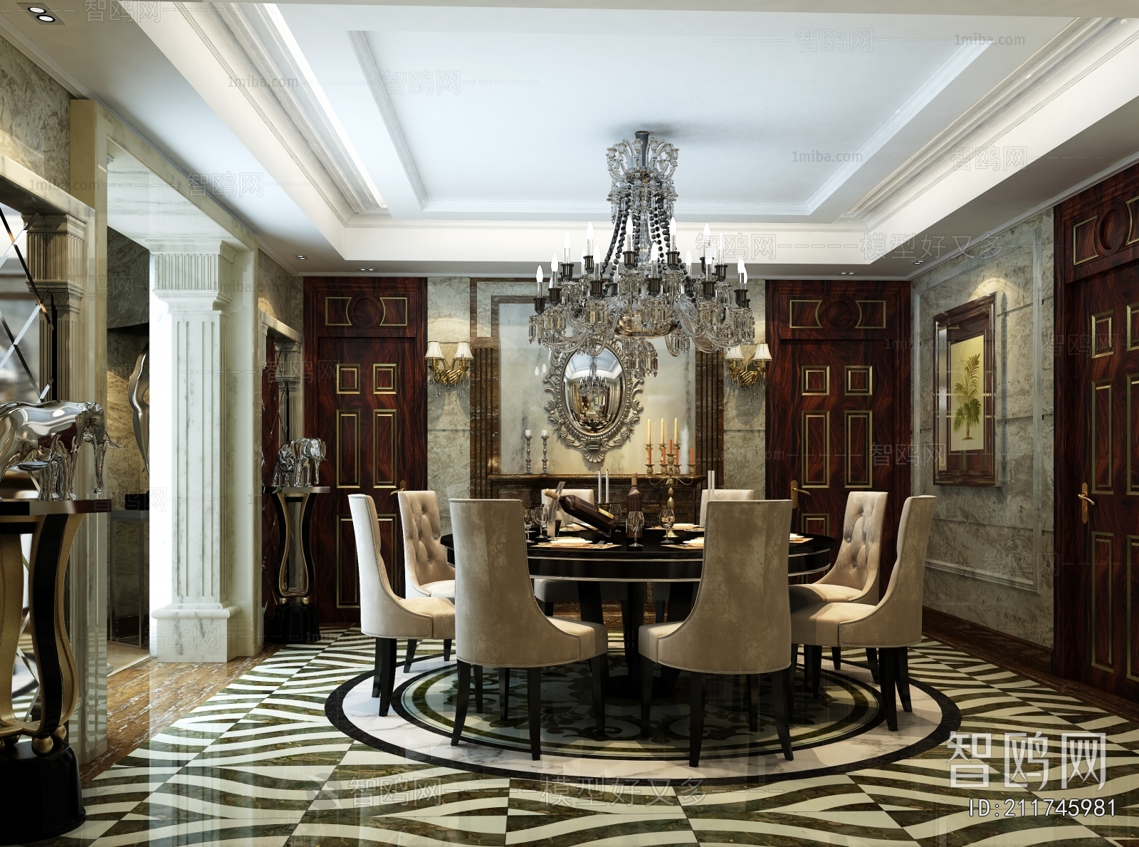 European Style Dining Room