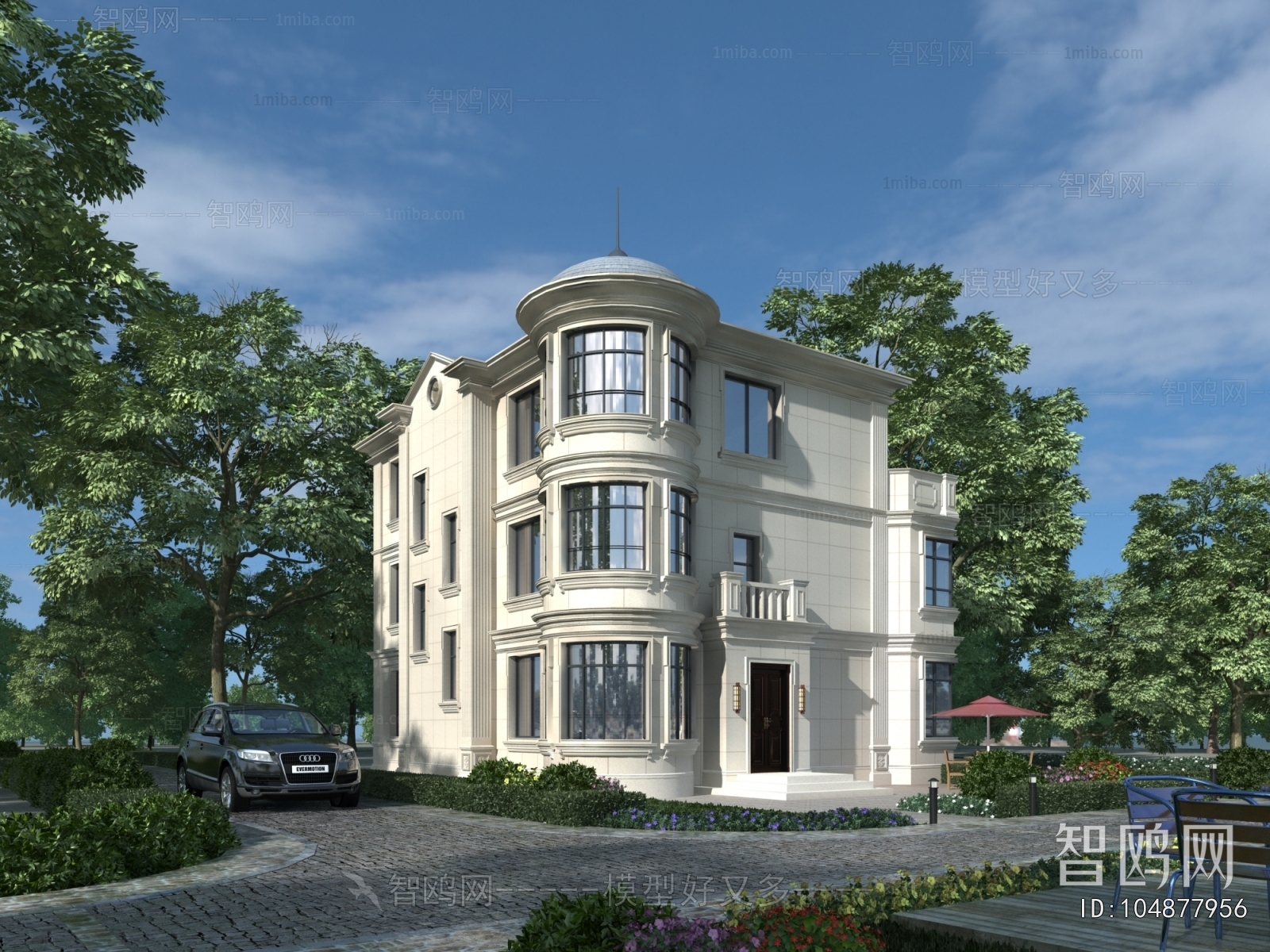 Simple European Style Detached Villa