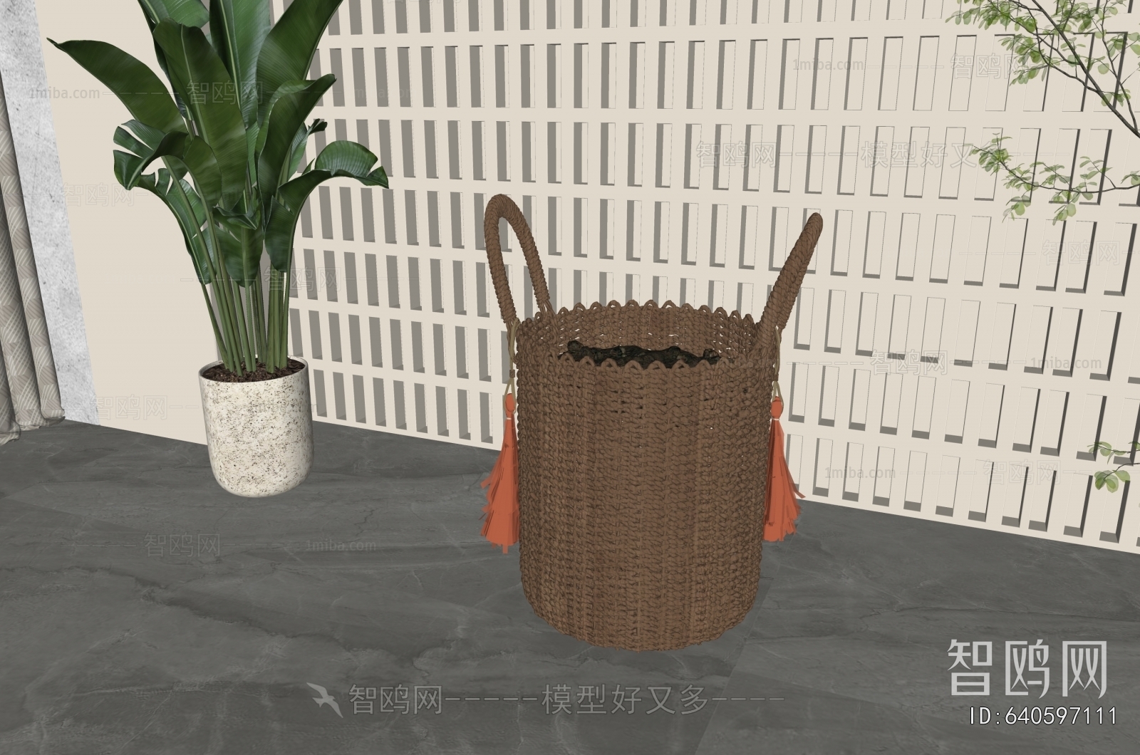 Wabi-sabi Style Storage Basket